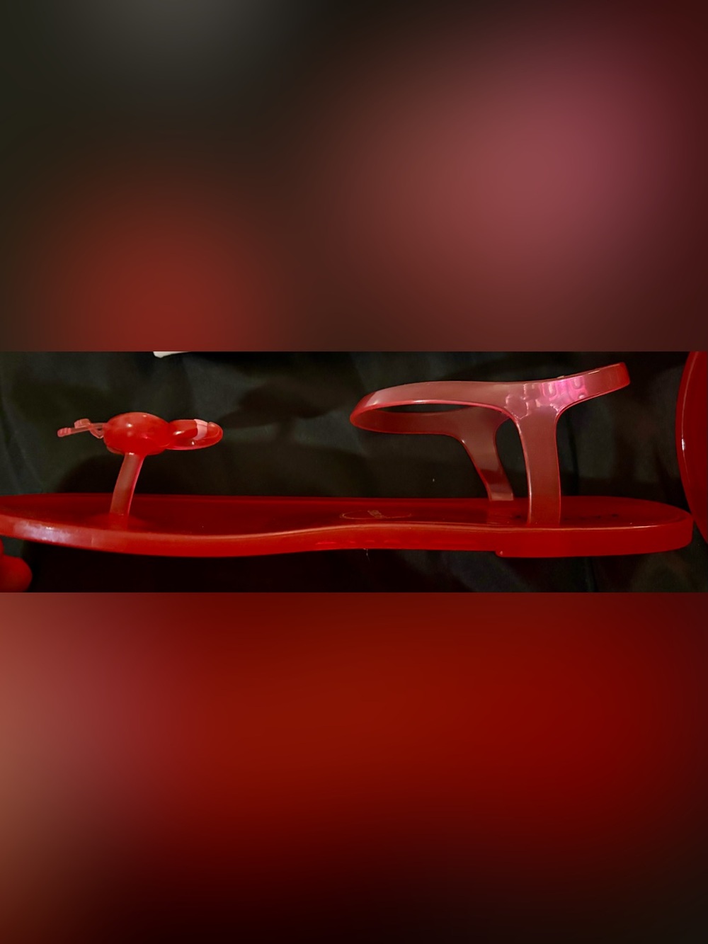 Katy Perry Bright Pink Flamingo Jelly Sandals - Picture 3 of 11